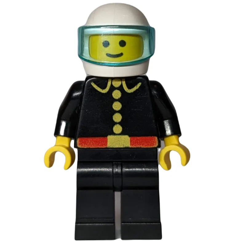Fireman, Classic, Black Fire Jacket with Red… — minifigurine LEGO | Brick Broker