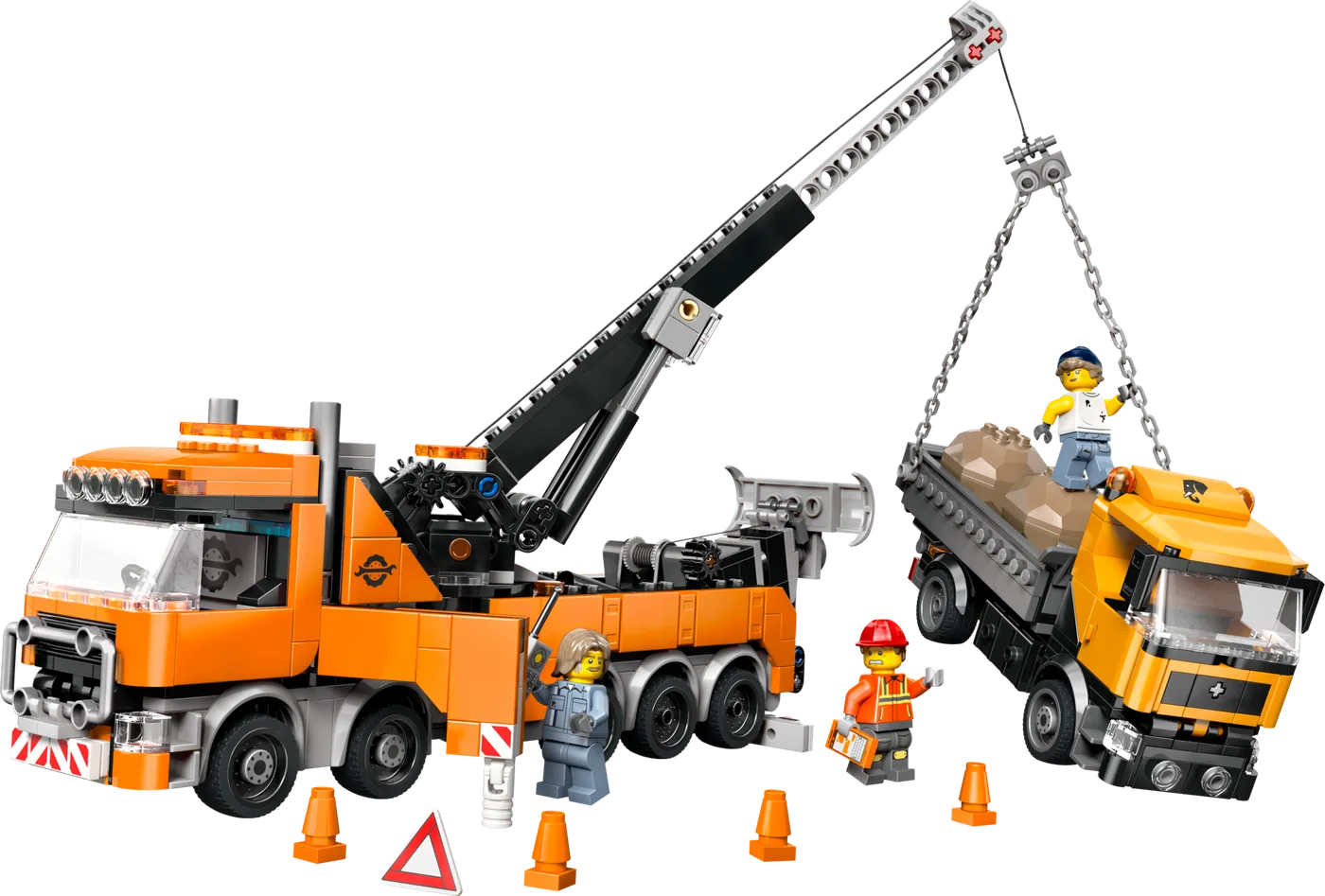 LEGO 60467 Dépanneuse de dépannage poids lourd avec grue - prix | Brick Broker