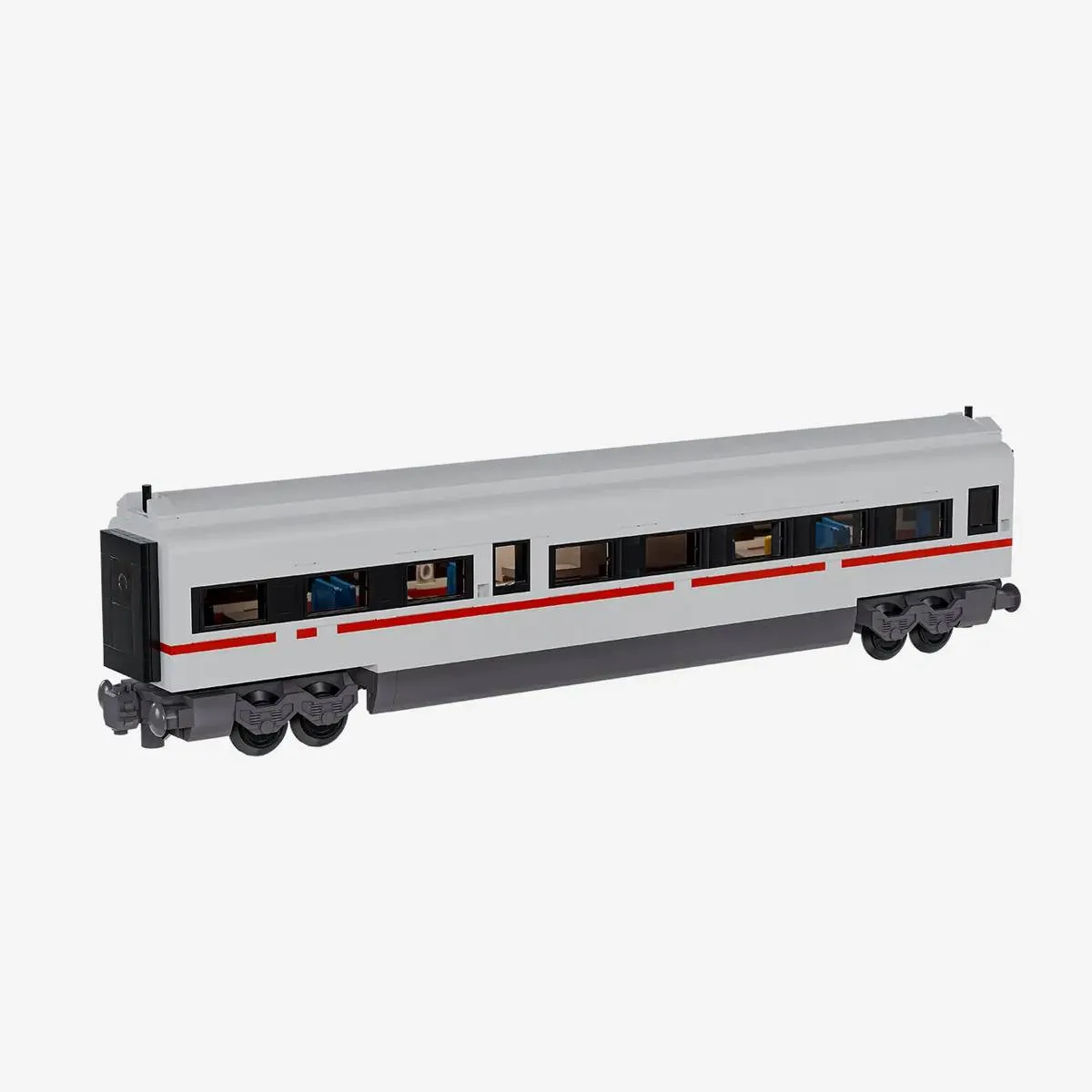 BlueBrixx Voiture-restaurant du train express blanc et rouge (BB-109358) - prix | Brick Broker