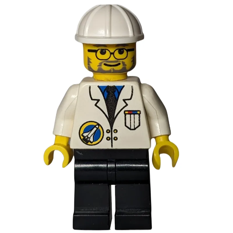 Space Port Ground Grew, White Jacket, Black L… — minifigurine LEGO | Brick Broker