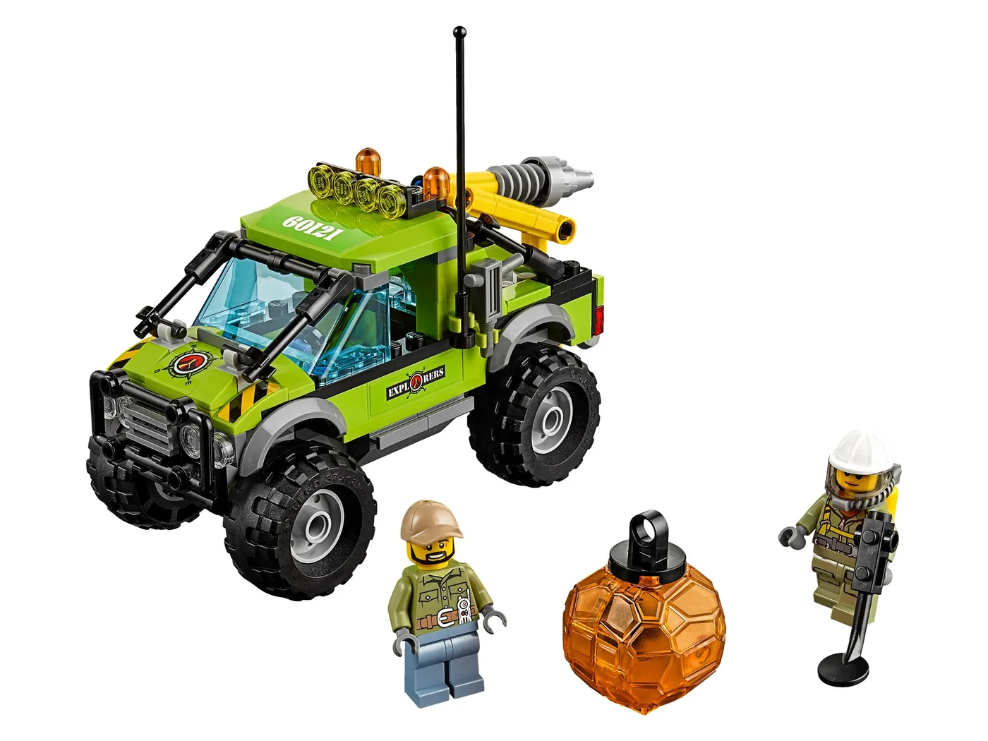 LEGO 60121 Camion d'exploration du volcan - prix | Brick Broker