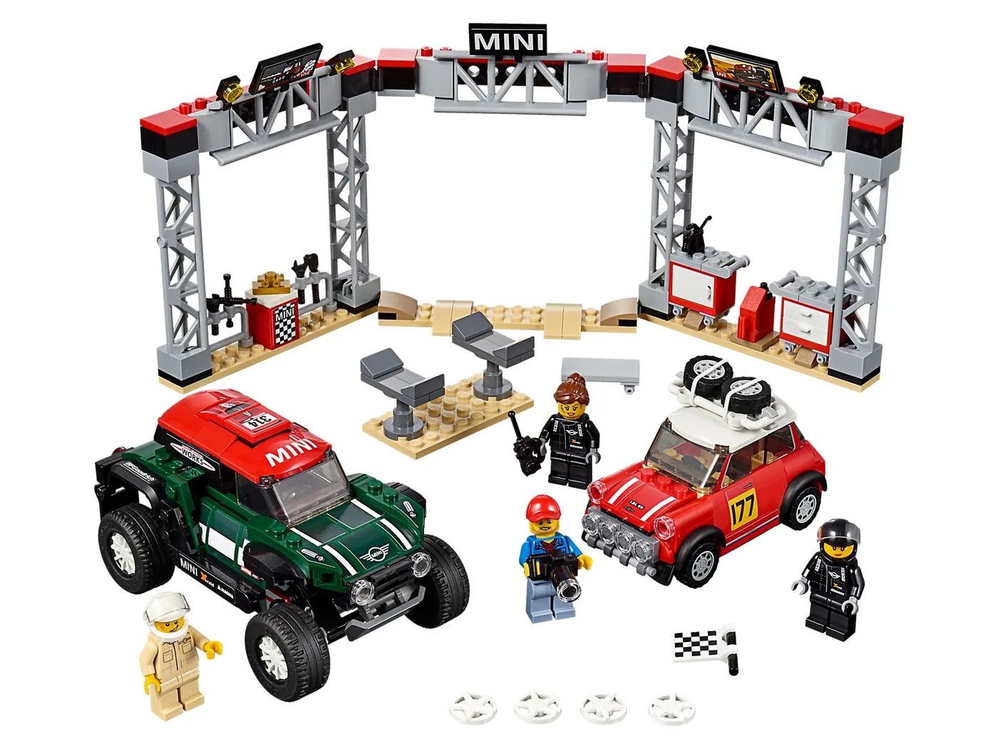 LEGO 75894 Rallye Mini Cooper S 1967 et Buggy MINI John Cooper Works 2018 - prix | Brick Broker