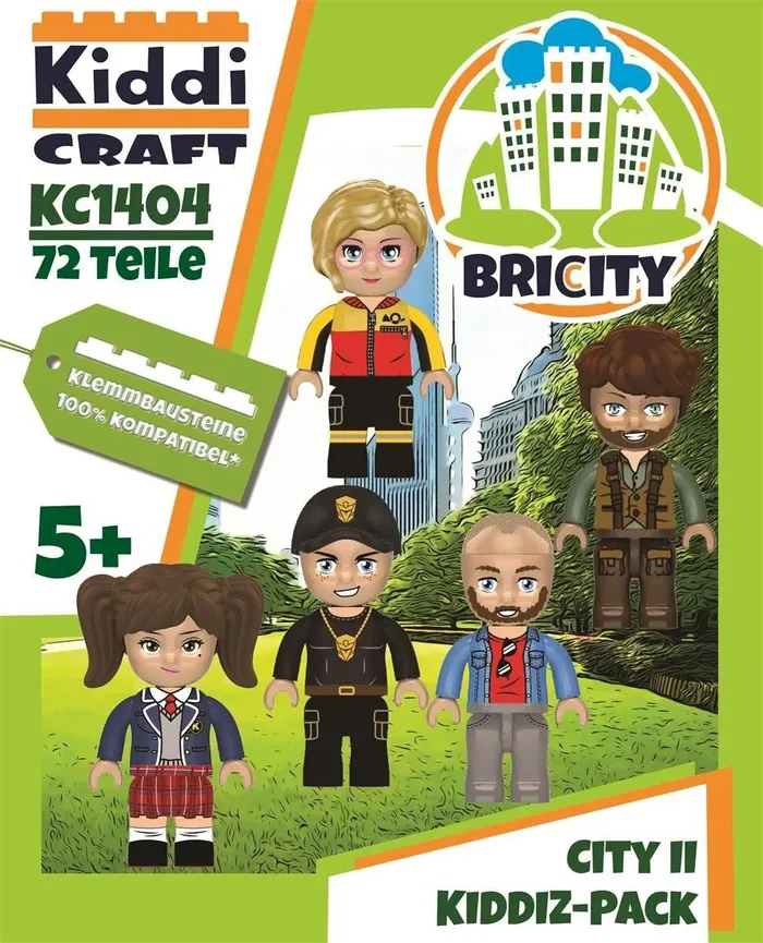 Kiddicraft KIDDIZ Pack de Figurines City II (KID-KC1404) - prix | Brick Broker