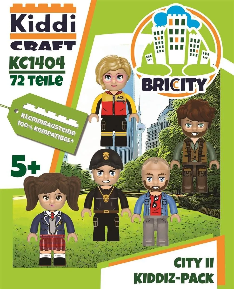 Kiddicraft KIDDIZ Pack de Figurines City II (KID-KC1404) - prix | Brick Broker