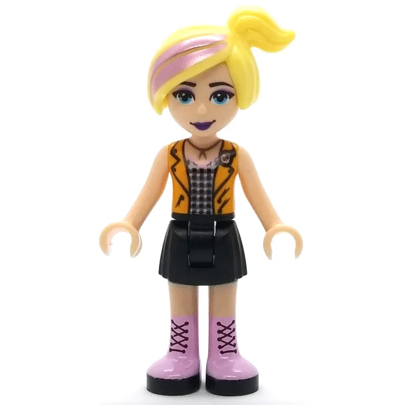 Chloe - Orange Vest, Black Skirt — dans quels sets LEGO ? (fig-002647) | Brick Broker