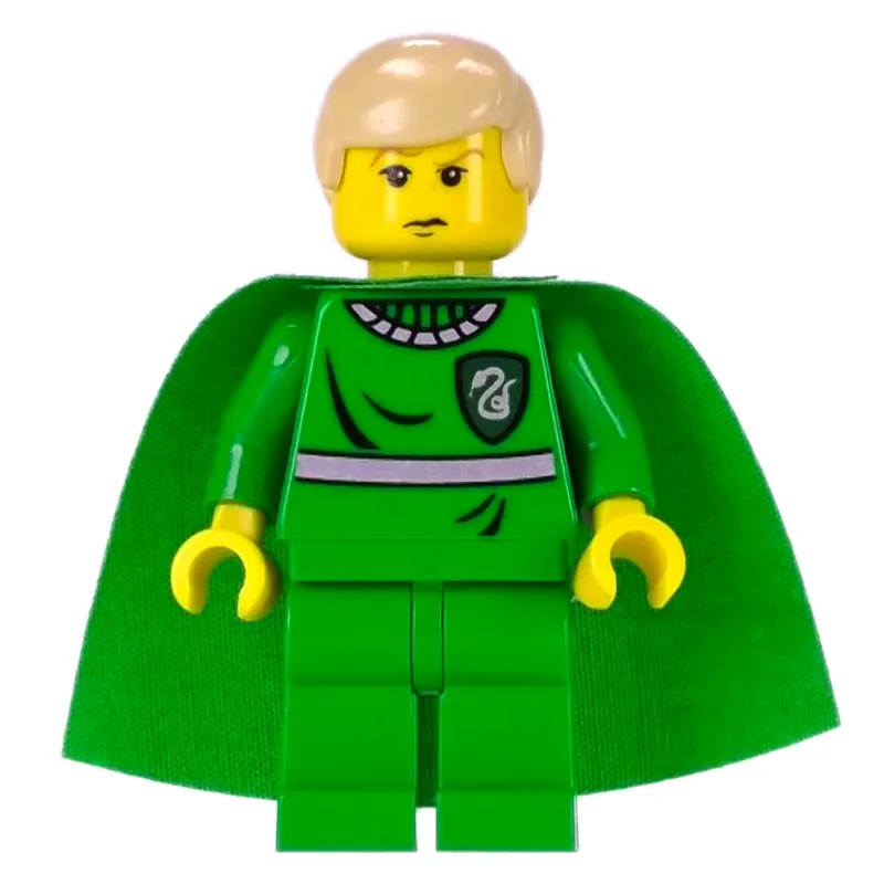Draco Malfoy, Yellow Skin, Green Slytherin Qu… — minifigurine LEGO | Brick Broker