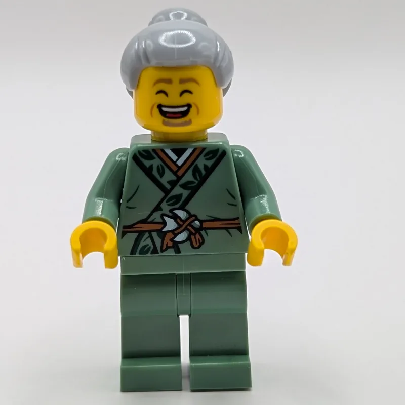 Sand Green Robes, Light Bluish Grey Hair — minifigurine LEGO | Brick Broker