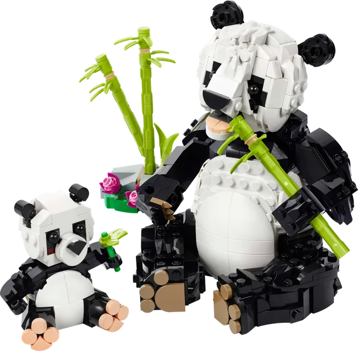 LEGO 31165 Animaux Sauvages : Famille de Pandas - prix | Brick Broker