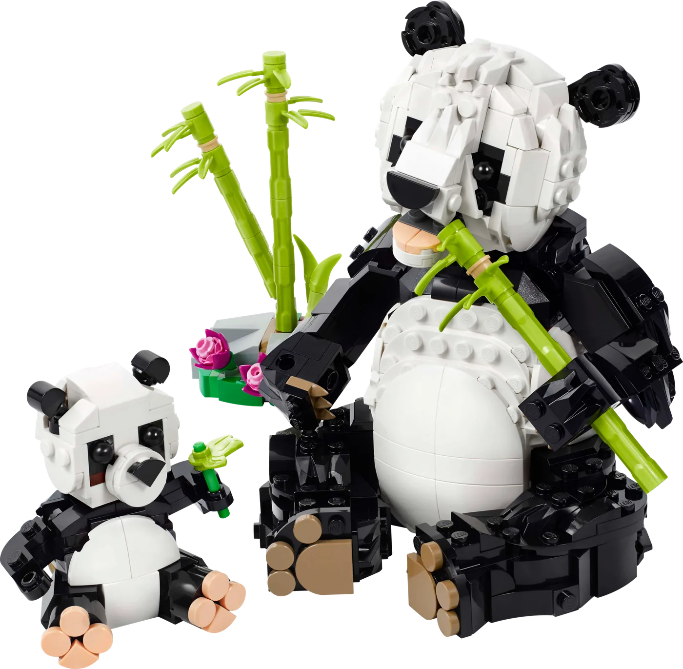 LEGO 31165 Animaux Sauvages : Famille de Pandas - prix | Brick Broker