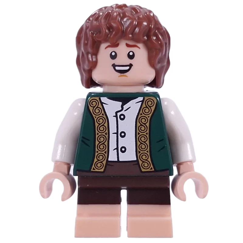 Peregrin Took (Pippin), Dark Green Torso — minifigurine LEGO | Brick Broker
