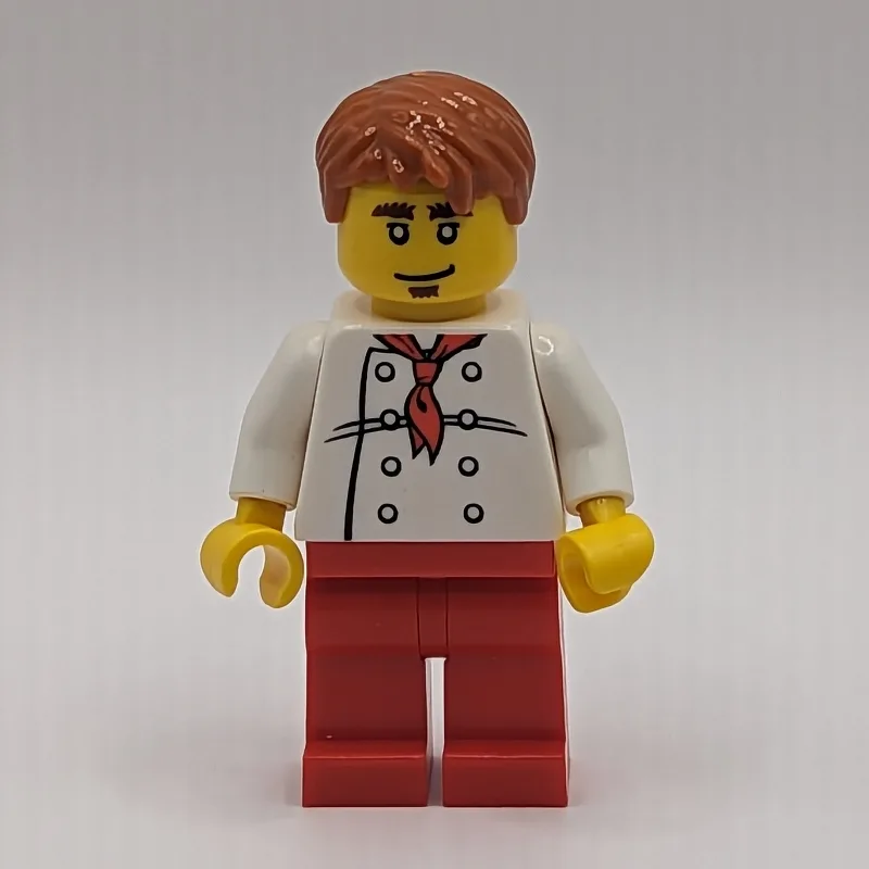 Chef, Red Neckerchief, Red Legs, Dark Orange… — minifigurine LEGO | Brick Broker