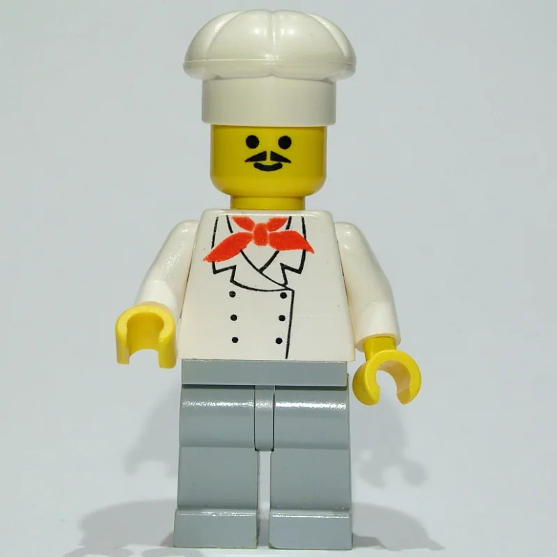 Chef, Red Neckerchief, Light Bluish Gray Legs… — minifigurine LEGO | Brick Broker