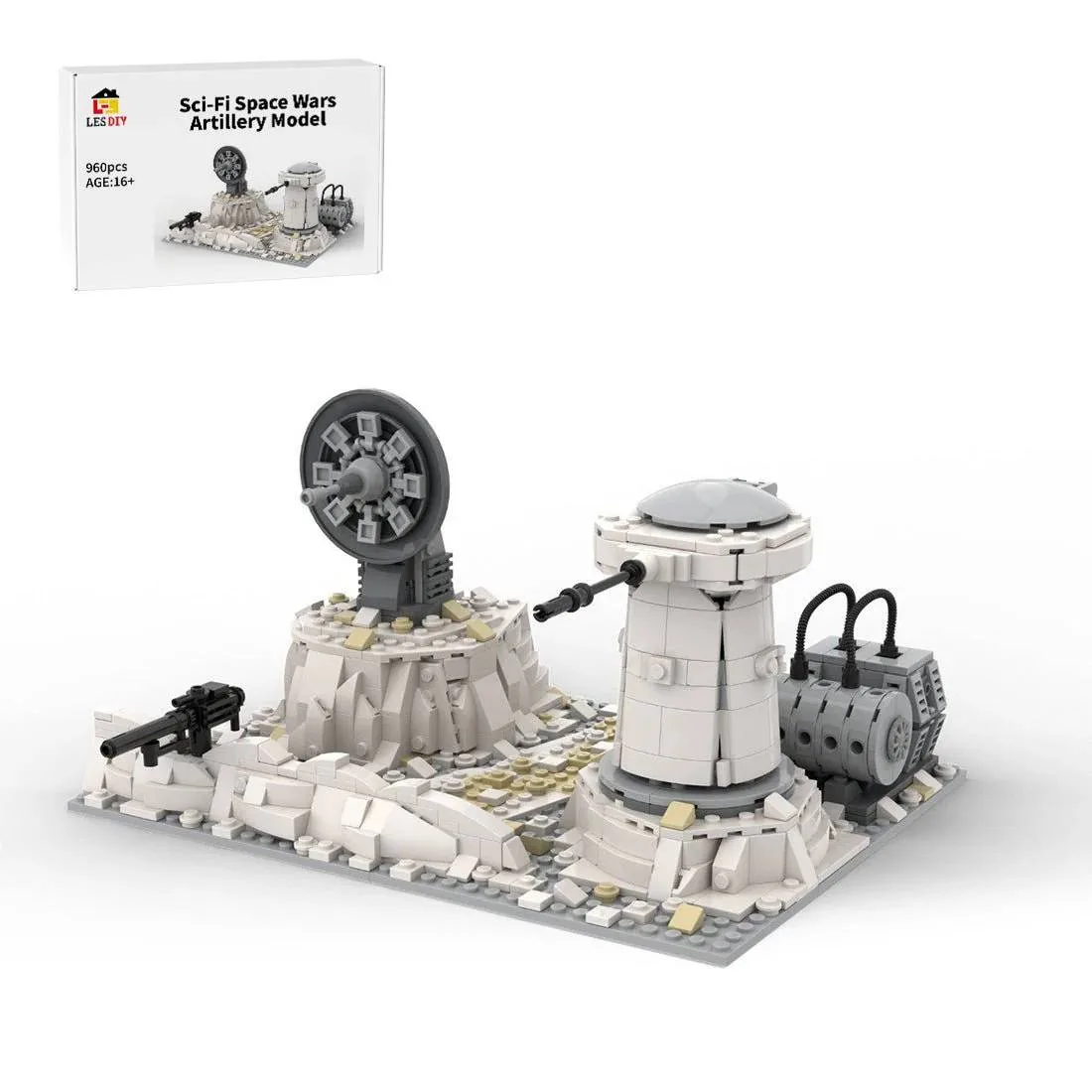 LesDiy Artillerie de guerre spatiale de science-fiction (LESDIY-3493930) - prix | Brick Broker