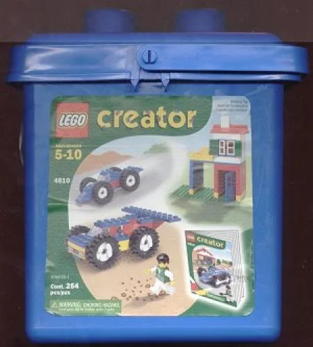 LEGO 4810 Seau Creator bleu - prix et où acheter | Brick Broker