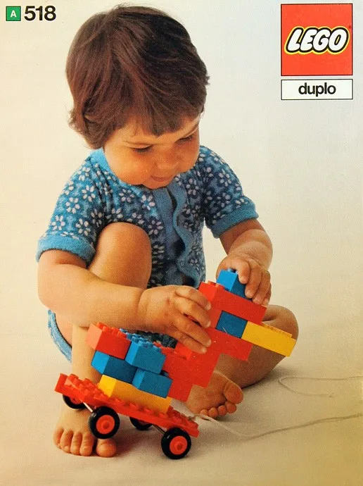 LEGO 518 Briques, demi-briques et chariot - prix | Brick Broker