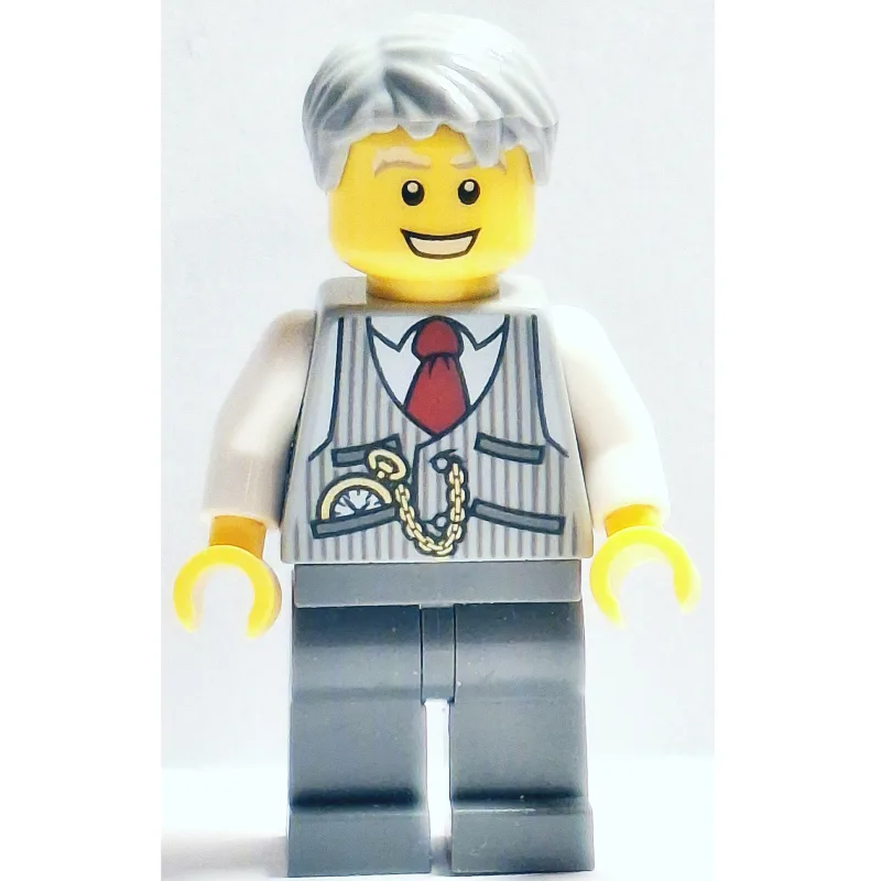 Light Bluish Grey Torso, Dark Bluish Grey Leg… — minifigurine LEGO | Brick Broker