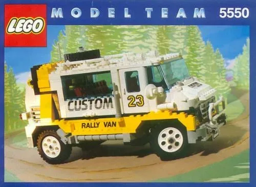 LEGO 5550 Van de Rallye personnalisé - prix | Brick Broker