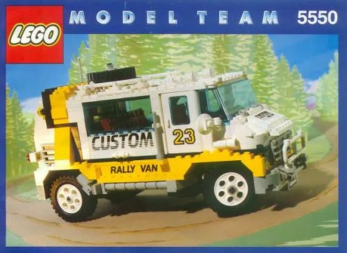 LEGO 5550 Van de Rallye personnalisé - prix | Brick Broker