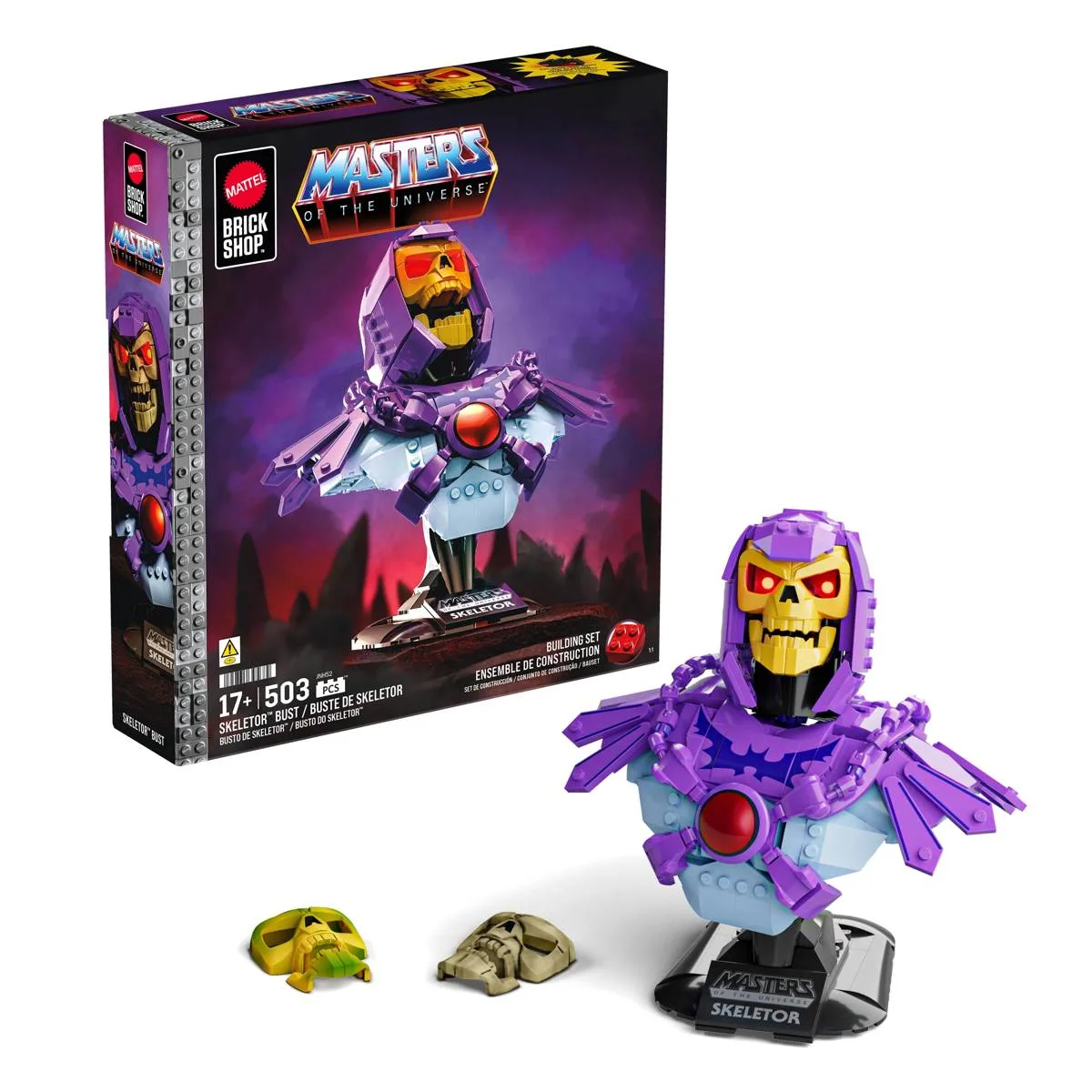 Mattel Buste Skeletor Brick Shop Masters of the Universe™ (JNH52) - prix | Brick Broker