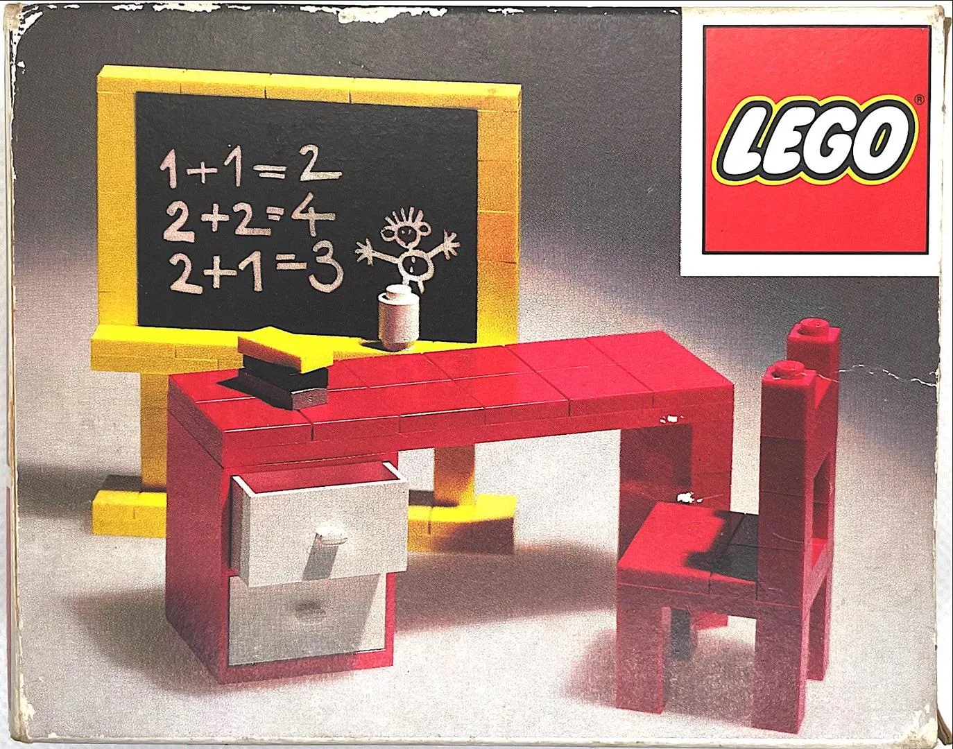 LEGO 291 Tableau noir et pupitre d'écolier - prix | Brick Broker