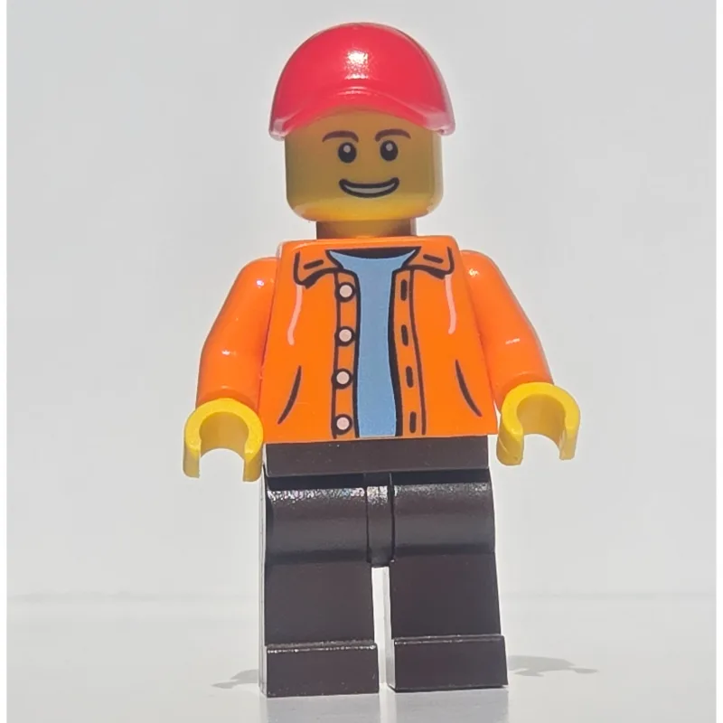 Orange Torso, Dark Brown Legs, Red Cap — dans quels sets LEGO ? (fig-009188) | Brick Broker