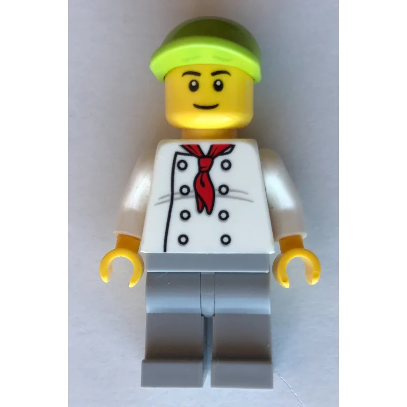 Chef, Red Neckerchief, Light Bluish Gray Legs… — minifigurine LEGO | Brick Broker
