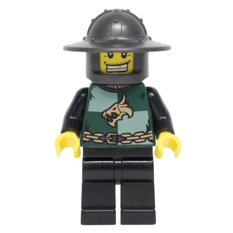 Dragon Knight, Dark Green, Wide Brim Helmet,… — minifigurine LEGO | Brick Broker