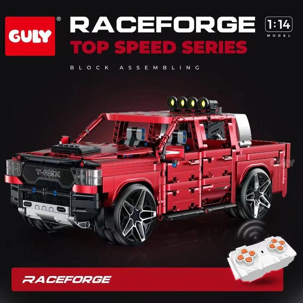 GULY Camionnette rouge Raceforge (GULY-10633) - prix | Brick Broker