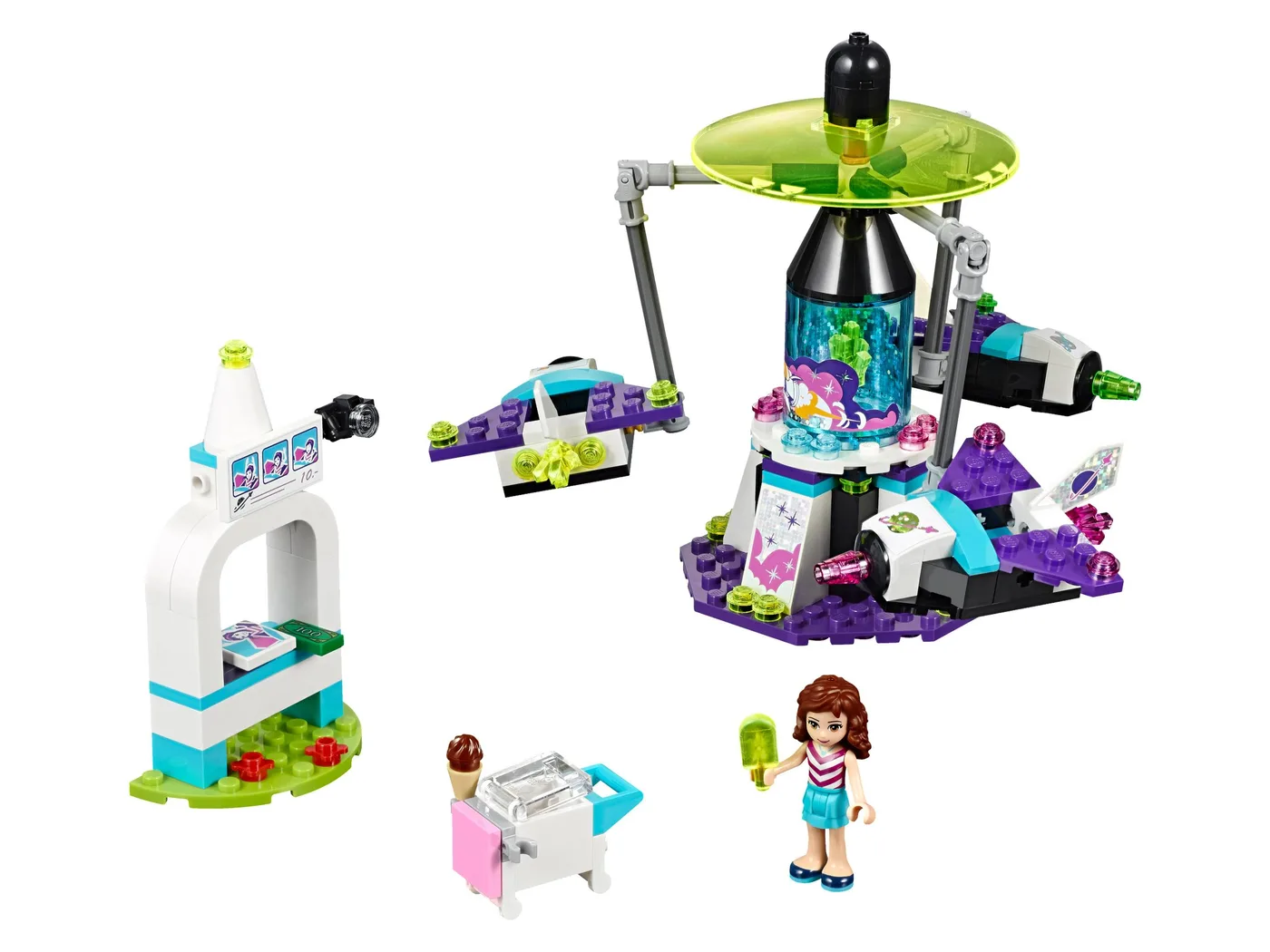 LEGO 41128 Manège spatial du parc d'attractions - prix | Brick Broker