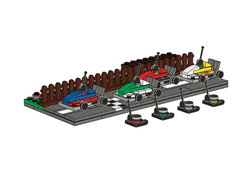 LEGO Voiture télécommandée avec support de minifigurine (EG00122-1) - prix | Brick Broker