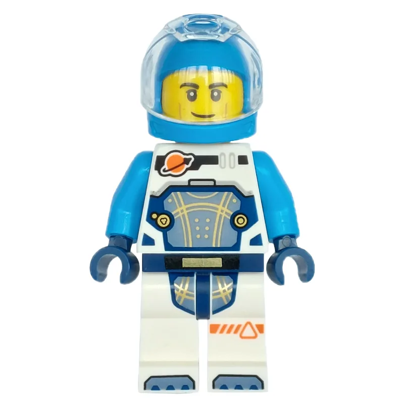Astronaut, White and Dark Azure Spacesuit, Da… — minifigurine LEGO | Brick Broker