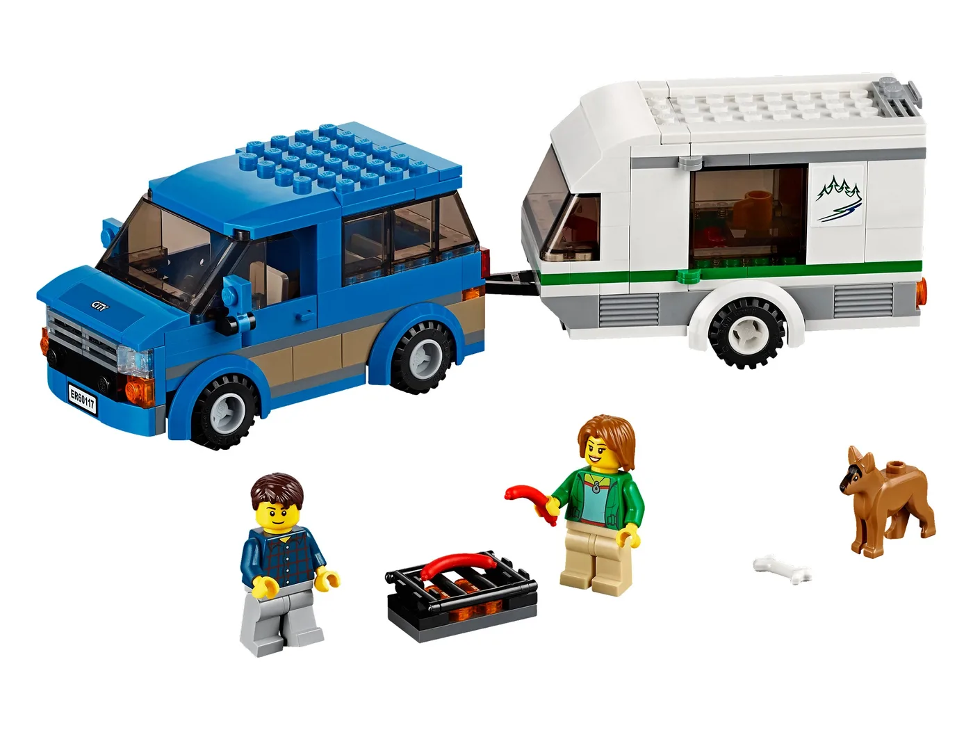 LEGO 60117 Fourgon et caravane - prix et où acheter | Brick Broker