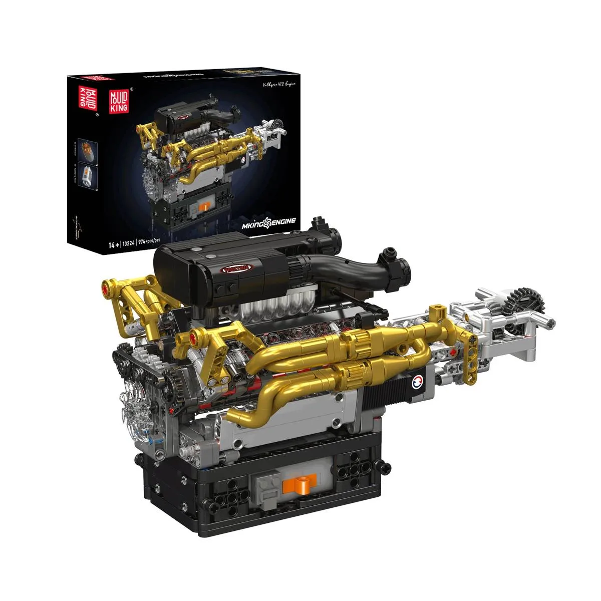 Mould King Moteur Valkyrie V12 (MOU-10224) - prix | Brick Broker