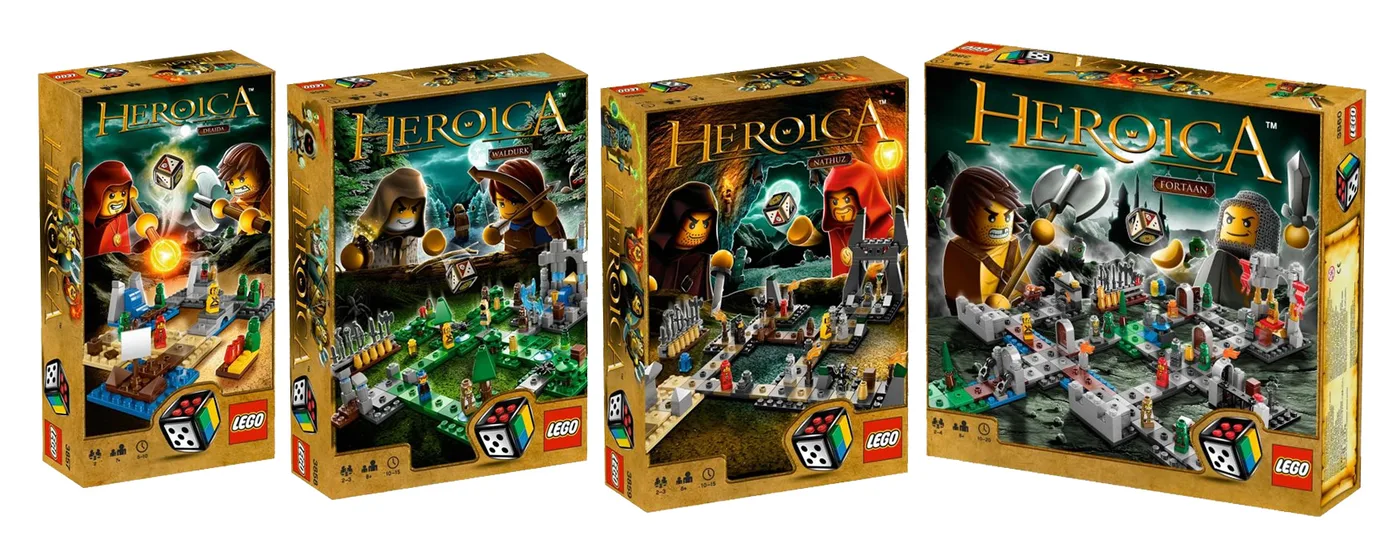 LEGO Boîte cadeau Heroica avec 4 jeux - Édition limitée (HEROICABOX-1) - prix | Brick Broker