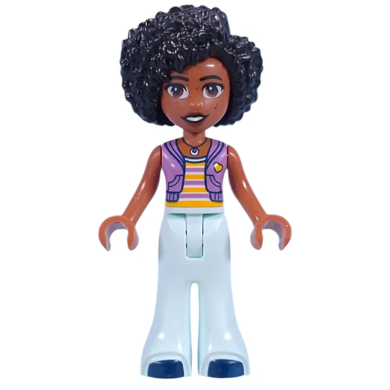 Jamila - Medium Lavender Jacket, Light Aqua P… — minifigurine LEGO | Brick Broker