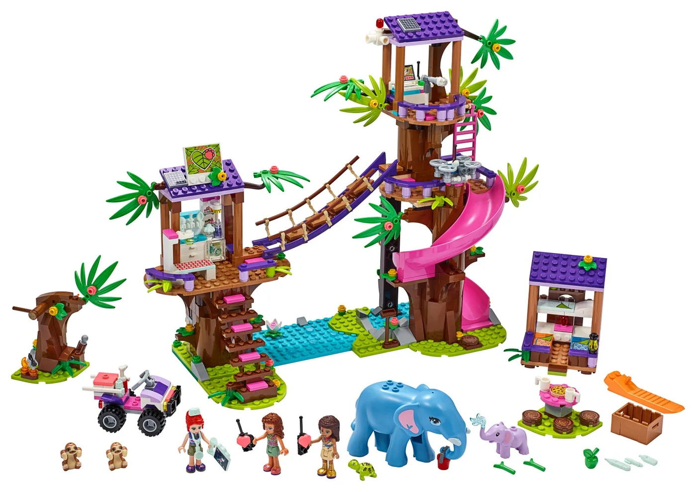 LEGO 41424 Base de sauvetage dans la jungle - prix | Brick Broker