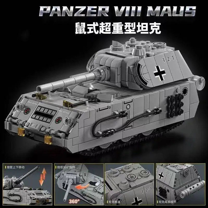 LEYI Panzer VIII Maus (LEYI-66061) - prix | Brick Broker