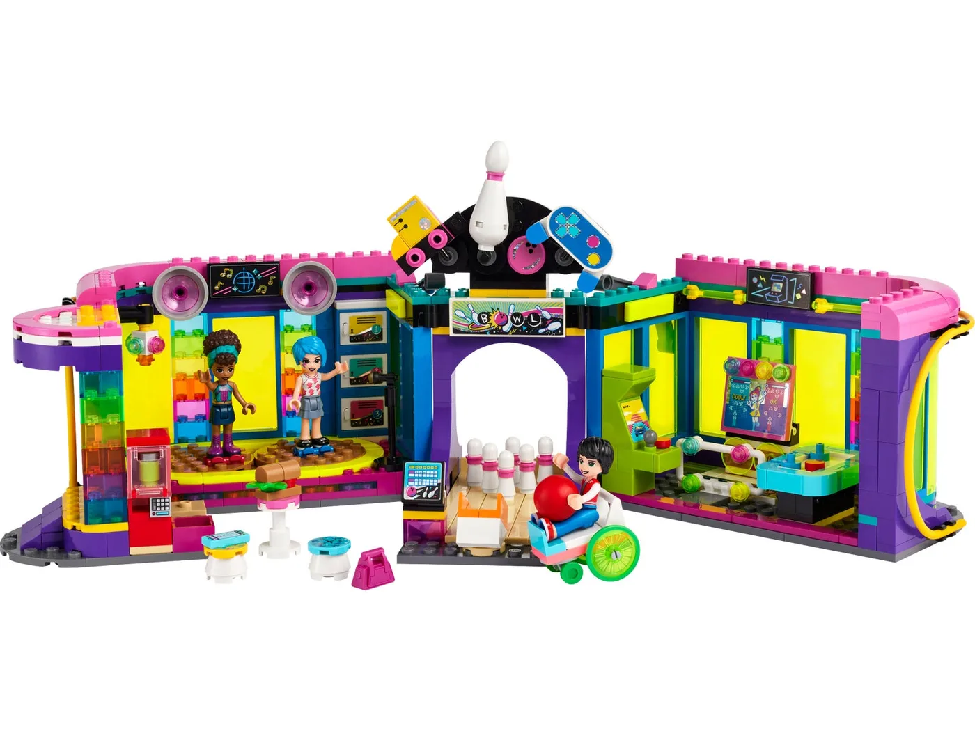 LEGO 41708 Salle d'Arcade Roller Disco - prix | Brick Broker