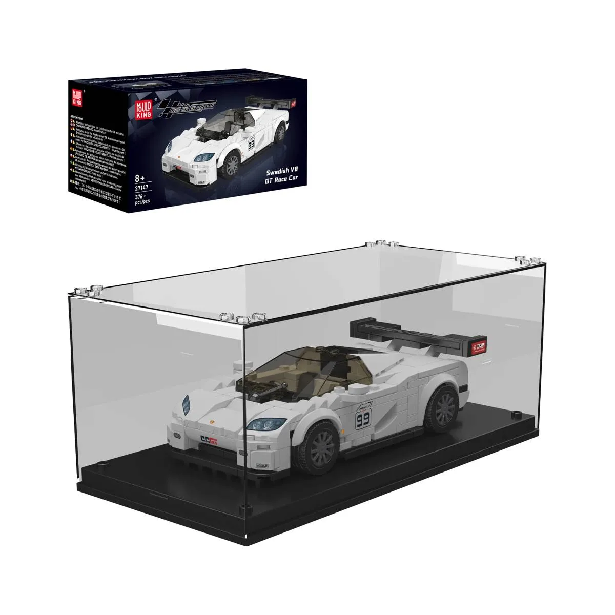 Mould King Voiture de course GT V8 suédoise (MOU-27147) - prix | Brick Broker
