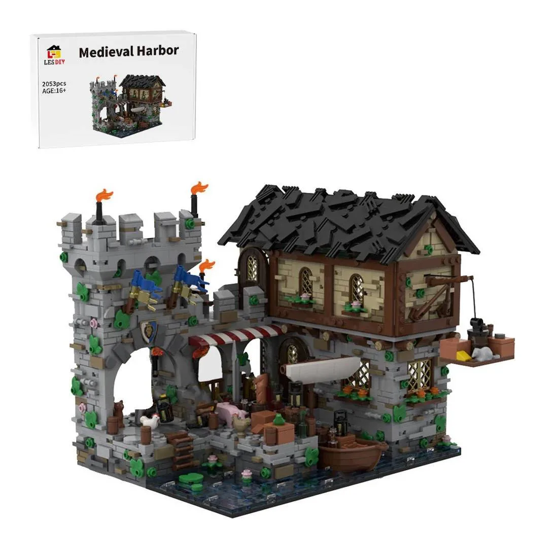 LesDiy Port médiéval (LESDIY-3427159) - prix | Brick Broker