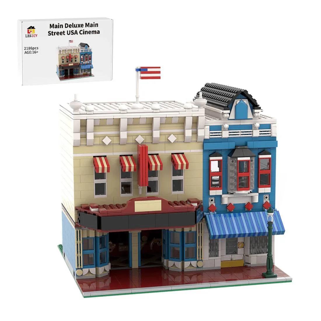 LesDiy Cinéma Deluxe Main Street USA (LESDIY-3644938) - prix | Brick Broker
