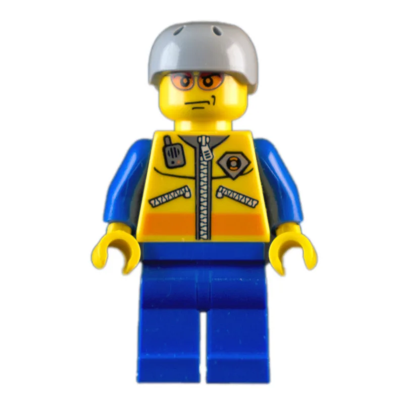 Coast Guard, Yellow Jacket with Zipper, Radio… — minifigurine LEGO | Brick Broker