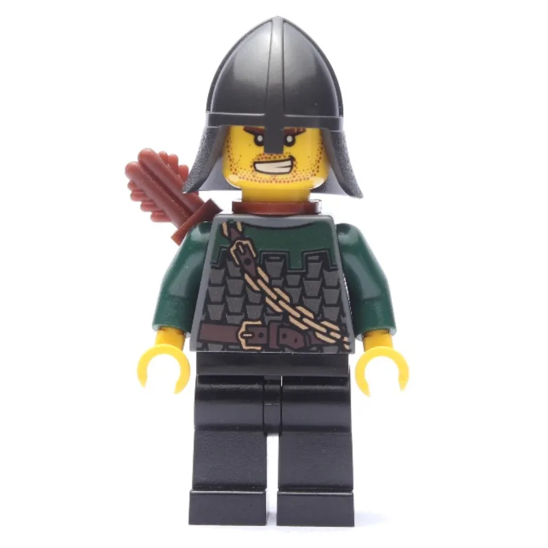 Dragon Knight, Archer, Dark Green, Helmet, Qu… — minifigurine LEGO | Brick Broker