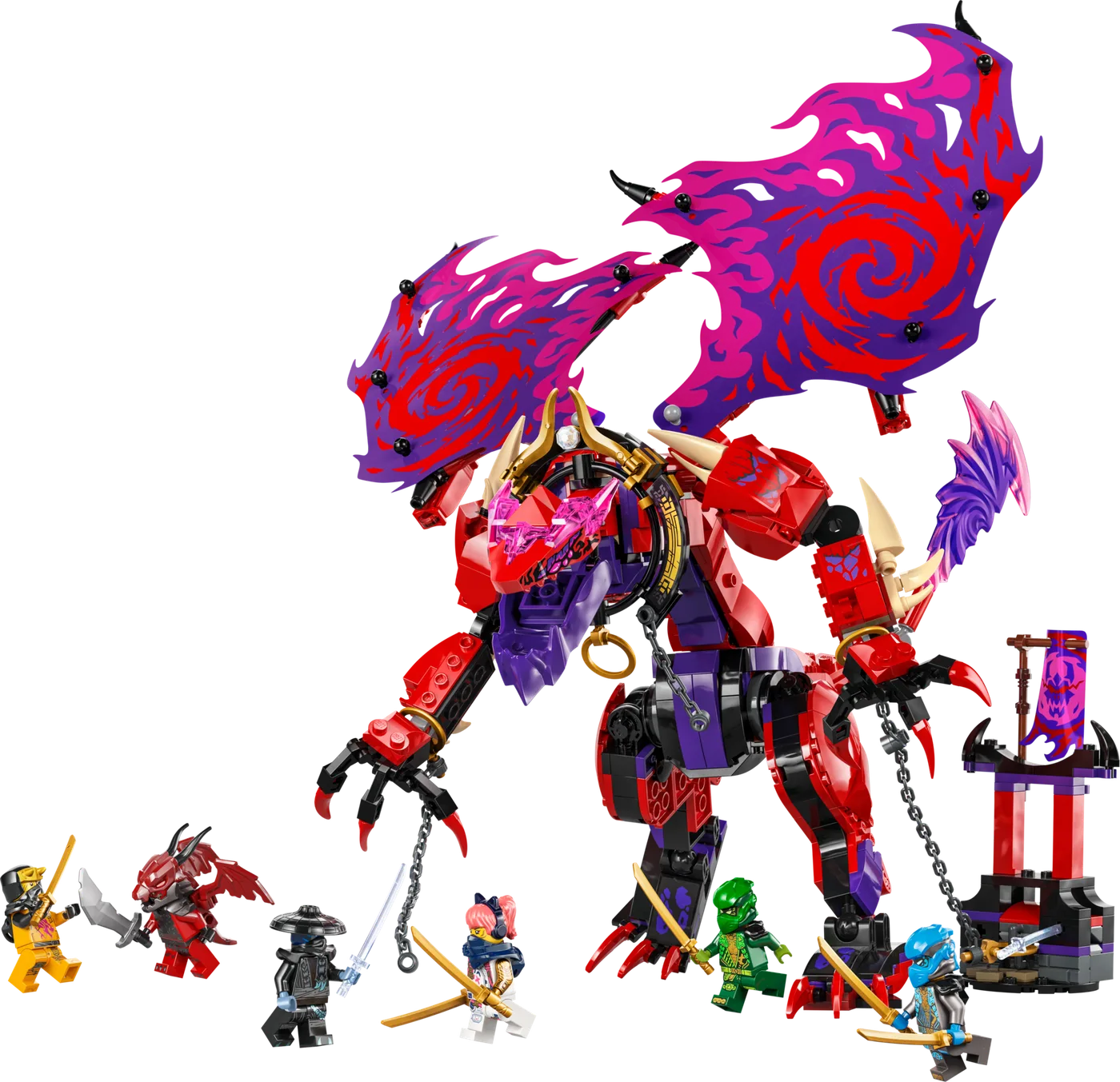 LEGO 71832 Dragon Thunderfang du Chaos - prix | Brick Broker