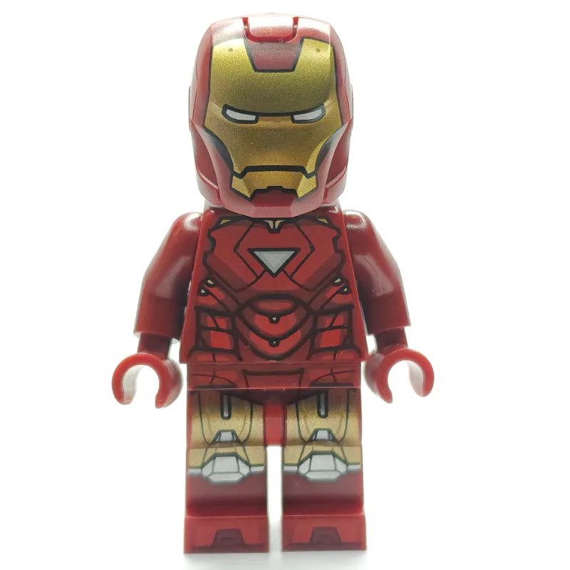 Iron Man Mark 6 Armor, Trans-Light Blue Head — minifigurine LEGO | Brick Broker