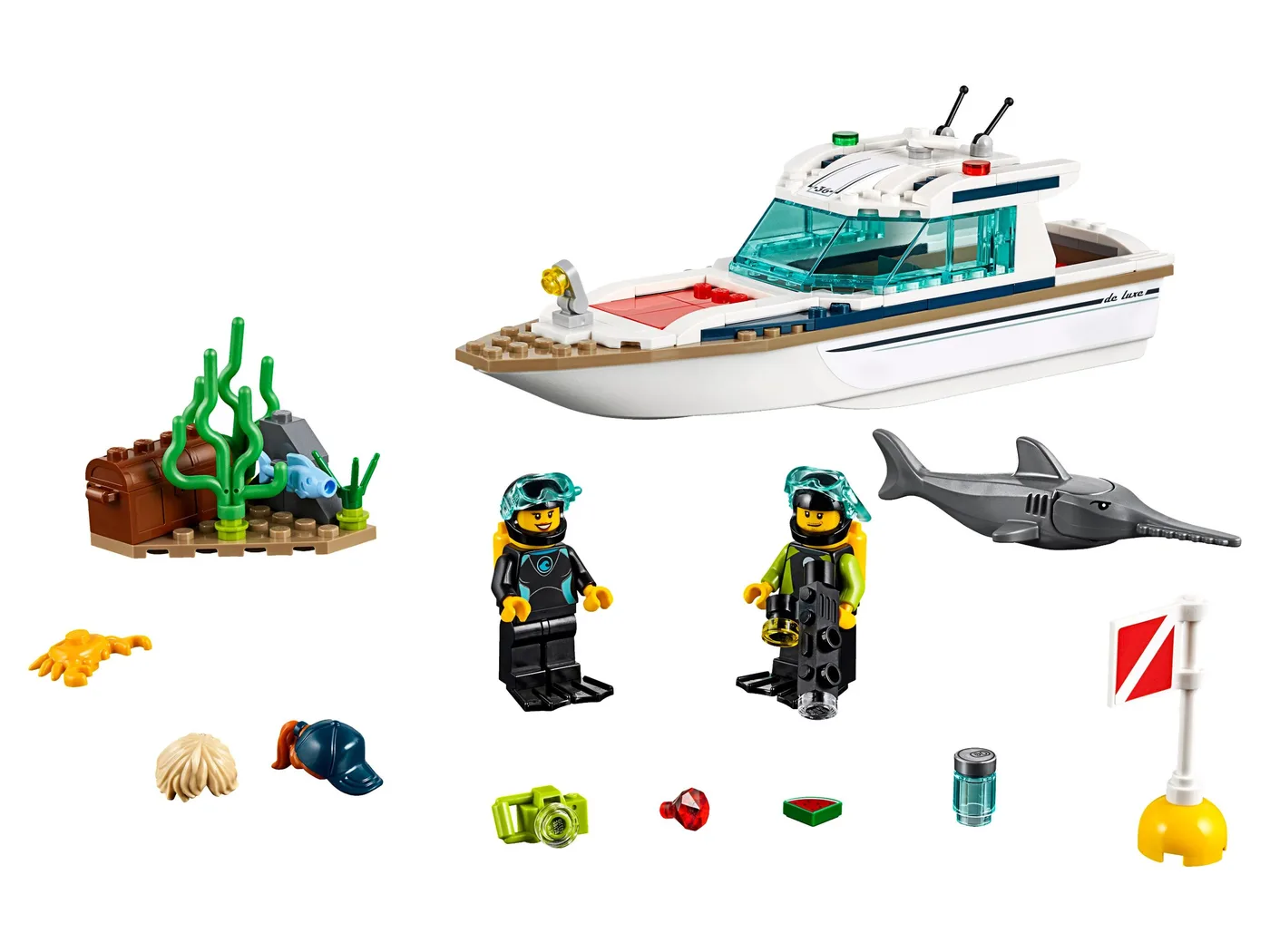 LEGO 60221 Le yacht de plongée - prix et où acheter | Brick Broker