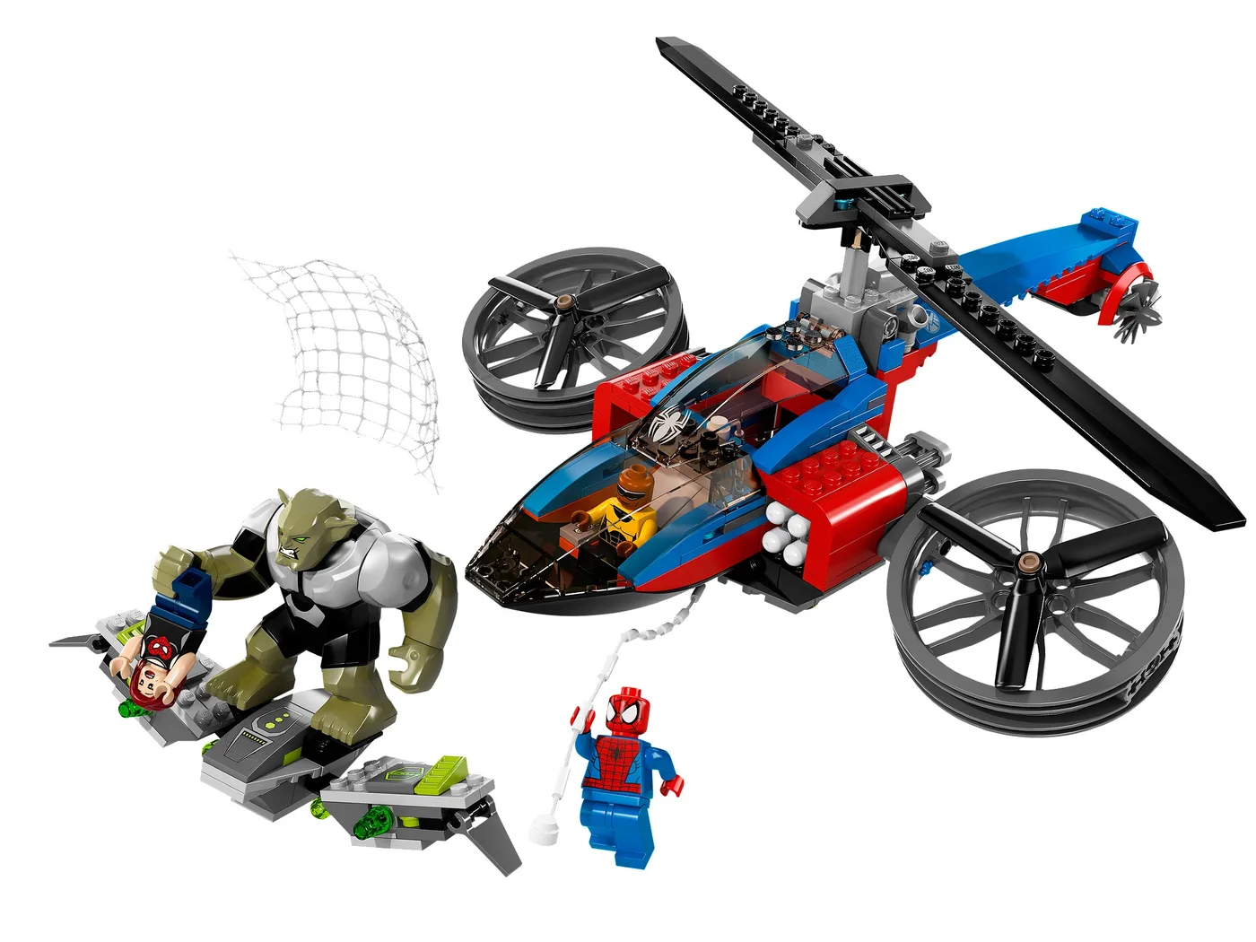 LEGO 76016 Hélicoptère de secours Spider - prix | Brick Broker