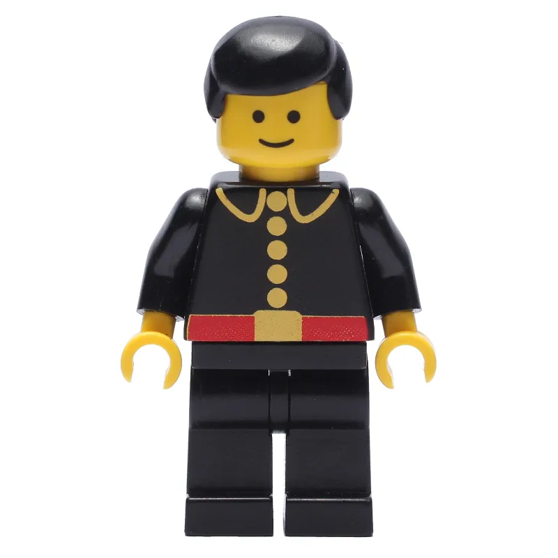 Fireman, Classic, Black Fire Jacket with Red… — minifigurine LEGO | Brick Broker