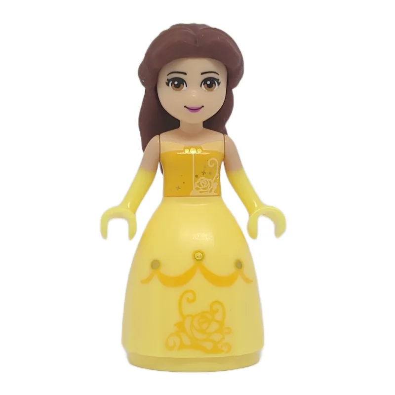 Belle, Bright Light Orange and Bright Light Y… — minifigurine LEGO | Brick Broker