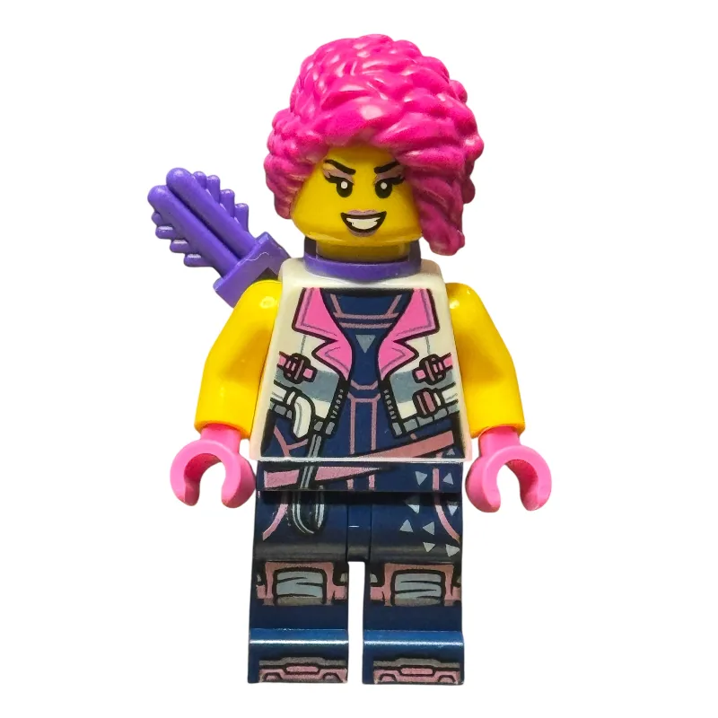 Zoey, White Shirt, Dark Purple Quiver — dans quels sets LEGO ? (fig-016415) | Brick Broker